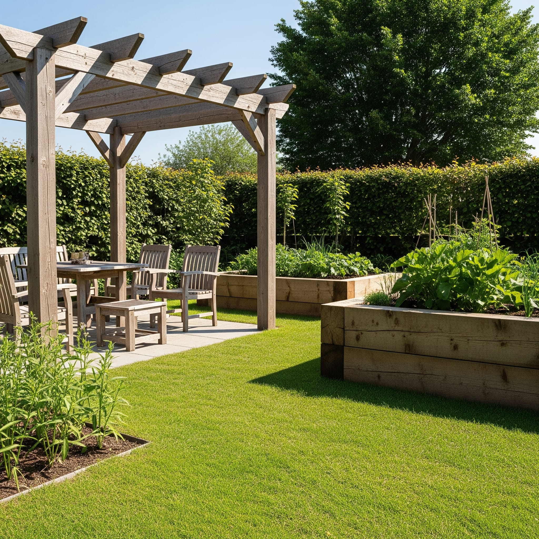 Tuin Houtwerk op Maat in Den Helder door Klusbedrijf Henk Oost in Den Helder